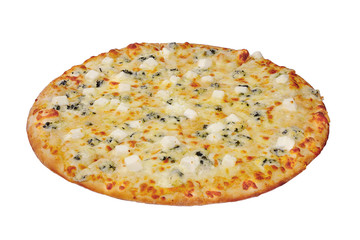 Pizza isolated on white background