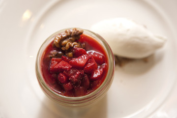 delicious strawberry dessert