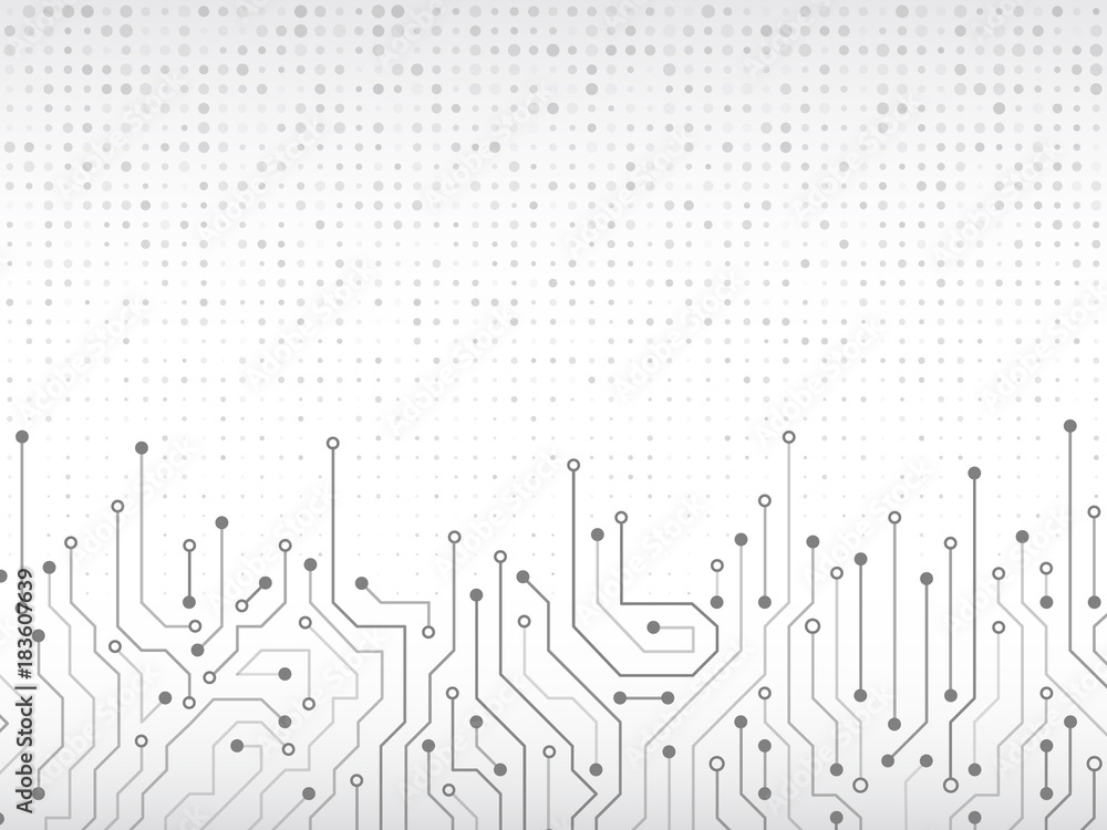 Poster high-tech technology background texture. circuit board vector illustration.