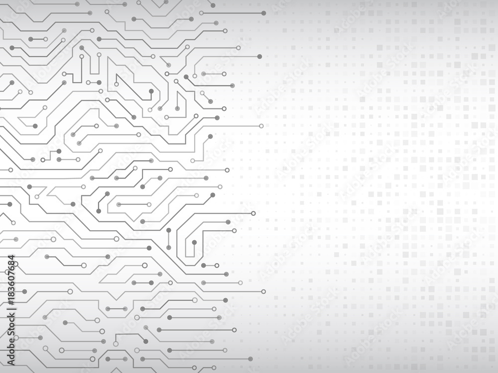 Poster high-tech technology background texture. circuit board vector illustration.