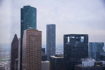 Fototapeta na wymiar Houston Skyline Downtown