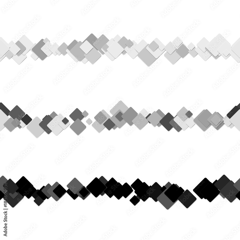 Poster repeatable abstract square pattern text rule line design set - vector design elements from diagonal 