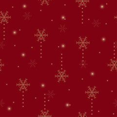 Vector illustration of Christmas pattern