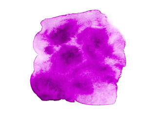 Pink abstract background in watercolor style