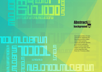 Abstract background with geometric pattern. Eps10 Vector illustration