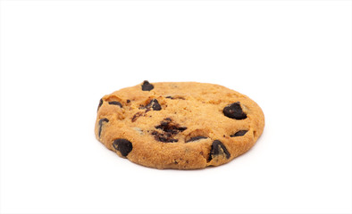Chocolate Chip Cookie isolated on white