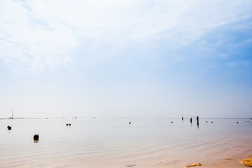 Fishermen. Exotic Travel Tourism. The rest of the equator. Bali Indonesia