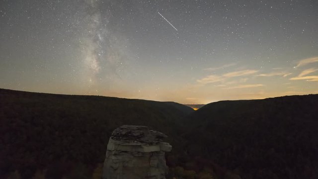 Milky Way Galaxy over Lindy Point in West Virginia 
