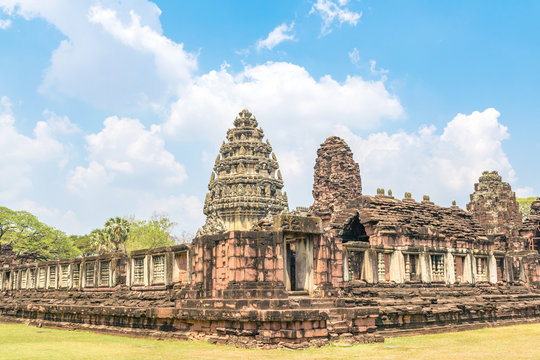 khmer empire ruins in thailand.