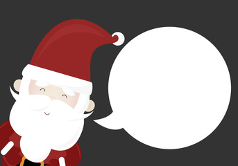 Christmas Card - A nice Santa Claus - place your text - EPS10