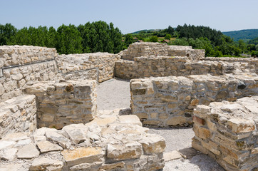 The ruin of Kaleto castle in Mezdra town, Bulgaria