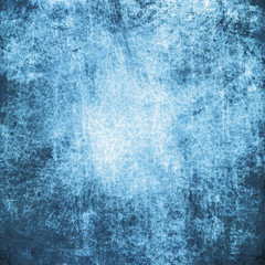 Grunge blue background with space for text