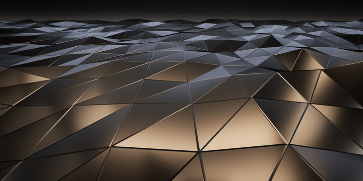 Background Metallfacetten 1