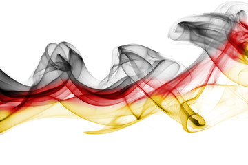 Germany flag smoke