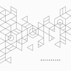 Geometric abstract background.