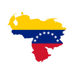 Obraz premium Venezuela map vector