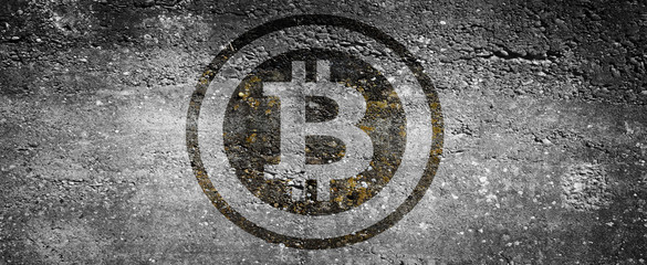 Bitcoin Konzept - die neue Weltwährung