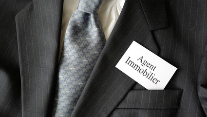 agent immobilier carte costume