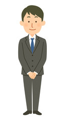 スーツの男性