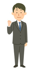 スーツの男性