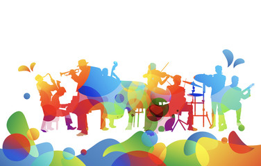 musicisti, musica, concerto, festa © xyz+