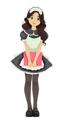 Teen Girl Waitress Costume