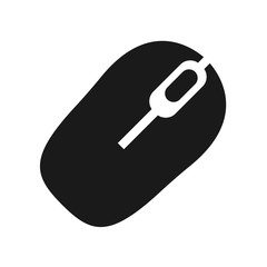 computer mause icon, flat design best vector icon