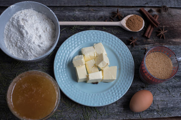 cooking cookies for Christmas
