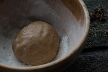 cooking cookies for Christmas