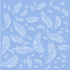 Feather Pattern Background