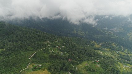 Inde Sikkim Rumtek vue du ciel