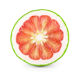 grapefruit on white background