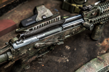 Modern Kalashnikov's rifle