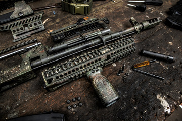 Modern Kalashnikov's rifle