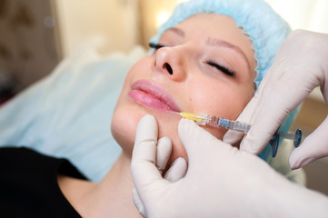Cosmetic procedures, injections for the face.
