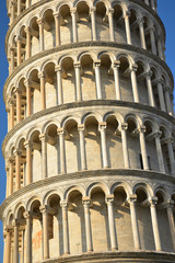 Tour penchée de Pise en Toscane, Italie