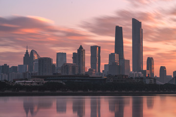 Guangzhou Zhujiang New Town Sunrise