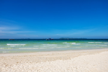 Tien Beach at Koh Larn off the coast of Pattaya Island in Thailand.