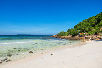 Tien Beach at Koh Larn off the coast of Pattaya Island in Thailand.