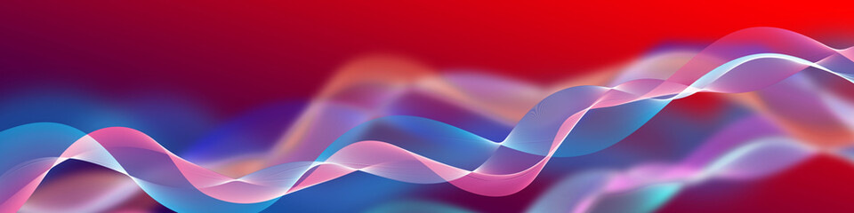 abstract wave and blur