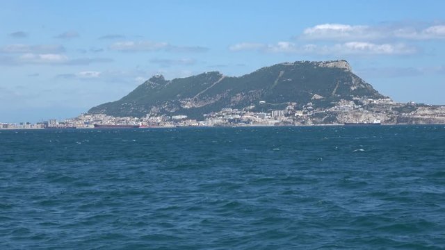 Gibraltar Rock from the Sea.
