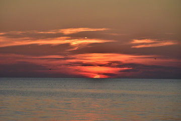 Sunset at Atlantic Beach North Carolina 