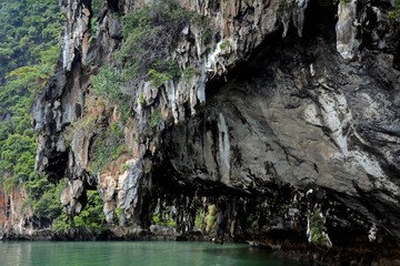 Karst island, Ko Phanak, Thailand