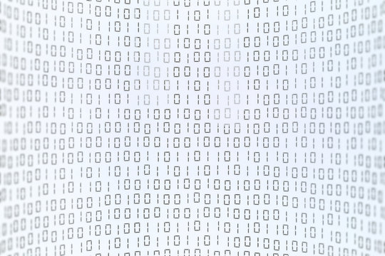 Technology Abstract digital information background. Binair code futuristic Hi-tech concept.