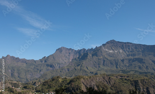 Ile De La Réunion Paysage De Cilaos Ses Montagnes