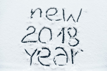 New Year 2018 greeting