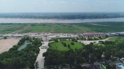 Laos Vientiane vue du ciel