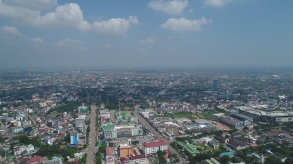 Naklejka premium Laos Vientiane z nieba