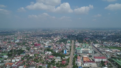 Laos Vientiane vue du ciel