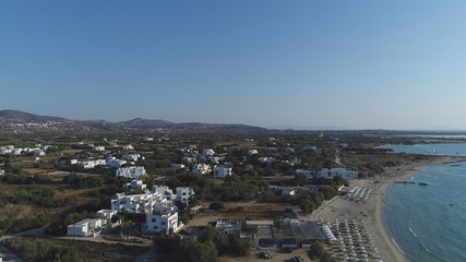Gr&egrave;ce Cyclades &icirc;le de Naxos vue du ciel